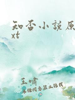 知否小说原著txt