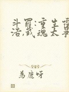 斗罗:重生霍雨浩,武魂太争气了