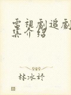 电视剧追剧情分集介绍
