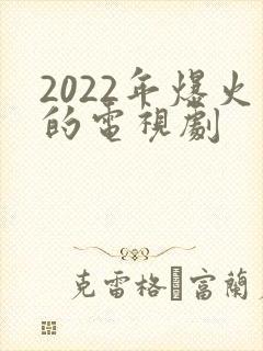 2022年爆火的电视剧