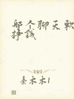 哪个聊天软件能挣钱