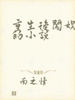 重生后闯娱乐圈的小说