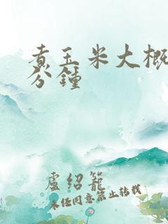 煮玉米大概要几分钟