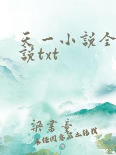 天一小说全部小说txt