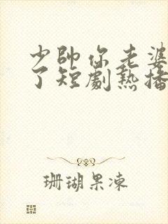 少帅你老婆又跑了短剧热播