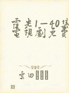 霍光1—40集电视剧免费观看