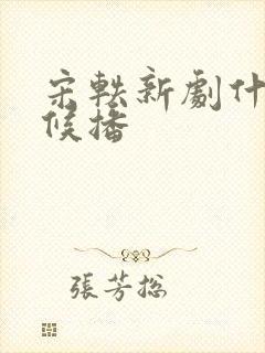 宋轶新剧什么时候播