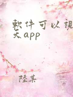 软件可以视频聊天app