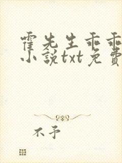 霍先生乖乖宠我小说txt免费下载