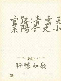 官路:青云天骄叶阳全文小说
