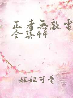 正者无敌电视剧全集44