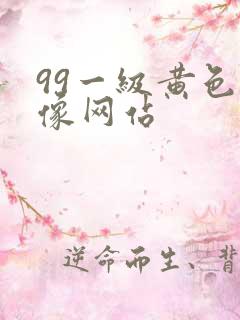 99一级黄色录像网站