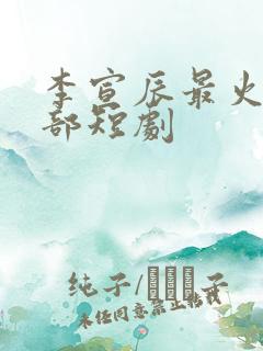 李宣辰最火的十部短剧
