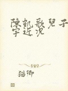 陈凯歌儿子陈飞宇近况 陈凯歌儿子陈飞宇近况