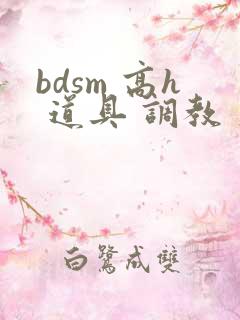 bdsm 高h 道具 调教 文
