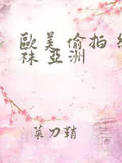 欧美 偷拍 丝袜 亚洲