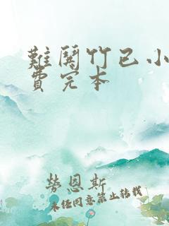 难哄竹已小说免费完本