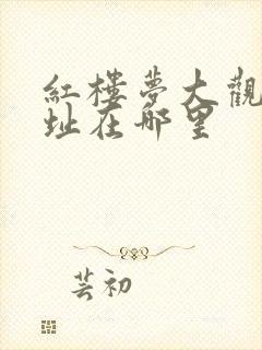 红楼梦大观园地址在哪里