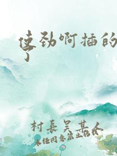 使劲啊插的太爽了
