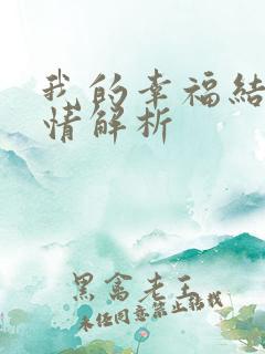 我的幸福结局剧情解析