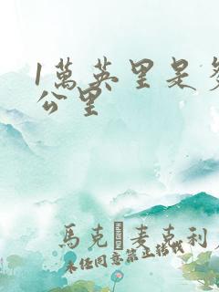 1万英里是多少公里