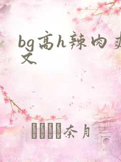 bg高h辣肉爽文