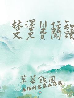 林泽川任知夏全文免费阅读笔趣阁