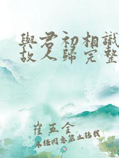 与君初相识犹如故人归完整短剧