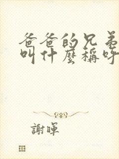 爸爸的兄弟老婆叫什么称呼
