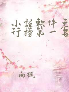 小说软件免费排行榜第一名 app