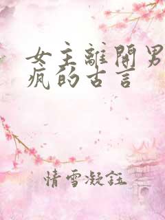 女主离开男主发疯的古言