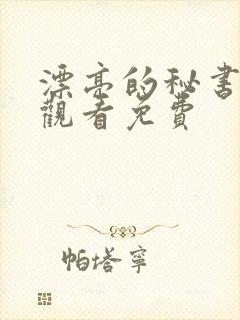 漂亮的秘书在线观看免费