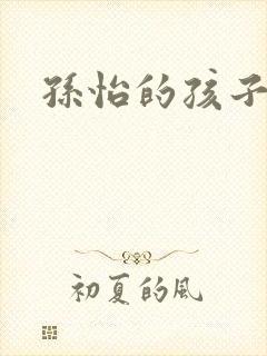 孙怡的孩子