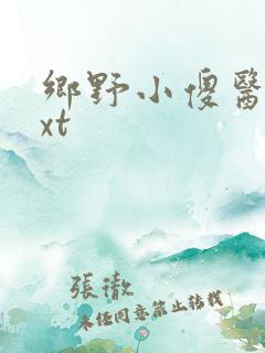 乡野小傻医 txt