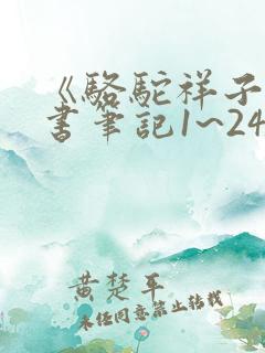 《骆驼祥子》读书笔记1~24