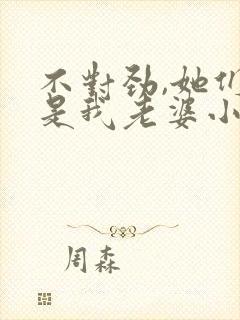 不对劲,她们真是我老婆小说