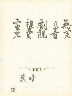 电视剧《无间》免费观看完整版