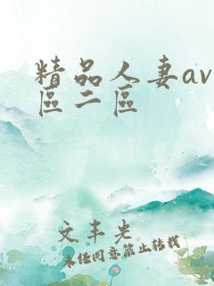 精品人妻av一区二区