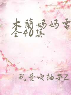 木兰妈妈电视剧全40集