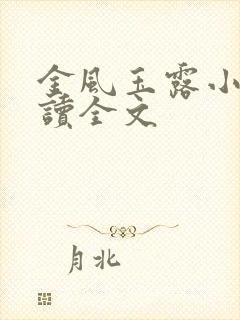 金风玉露小说阅读全文