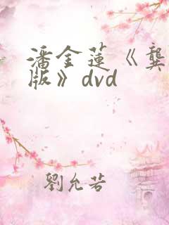 潘金莲《龚玥菲版》dvd