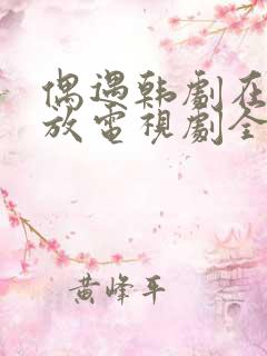 偶遇韩剧在线播放电视剧全集