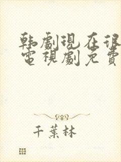 韩剧现在很美丽电视剧免费观看