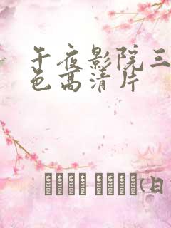 午夜影院三级黄色高清片