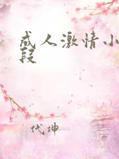 成人激情小说片段