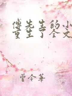 傅先生的小祖宗重生了全文txt下载