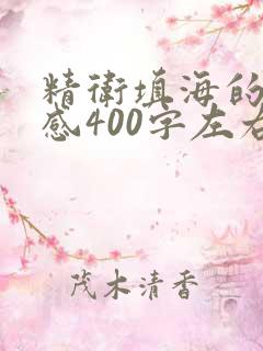 精卫填海的读后感400字左右