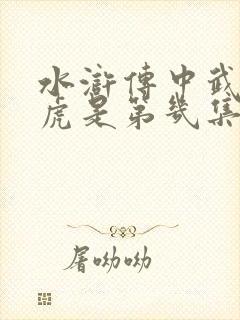 水浒传中武松打虎是第几集?
