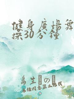 健身广场舞健身操30分钟