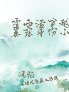 霍雨浩穿越斗三暴露身份小说